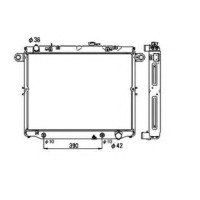 Теплообмінник, опалення салону NRF 54205