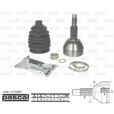Муфта з шипами, приводний вал PASCAL G4G011PC