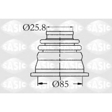 Комплект пильника, приводний вал SASIC 4003408
