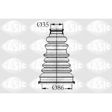 Комплект пильника, приводний вал SASIC 4003432