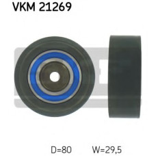 Паразитний / Ведучий ролик, зубчастий ремінь SKF VKM 21269