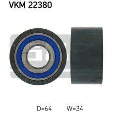 Паразитний / Ведучий ролик, зубчастий ремінь SKF VKM 22380