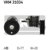 Натяжний ролик, полікліновий ремінь SKF VKM 31034