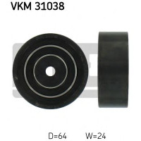 Паразитний / провідний ролик, полікліновий ремінь SKF VKM 31038