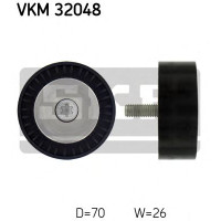 Паразитний / провідний ролик, полікліновий ремінь SKF VKM 32048
