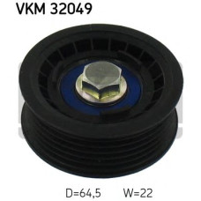 Паразитний / провідний ролик, полікліновий ремінь SKF VKM 32049