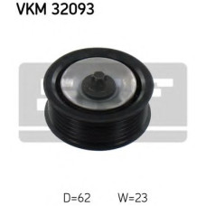 Паразитний / провідний ролик, полікліновий ремінь SKF VKM 32093