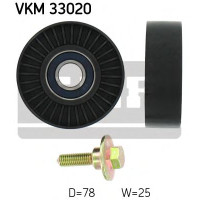 Паразитний / провідний ролик, полікліновий ремінь SKF VKM 33020