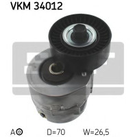 Натяжний ролик, полікліновий ремінь SKF VKM 34012