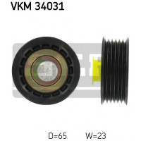 Паразитний / провідний ролик, полікліновий ремінь SKF VKM 34031