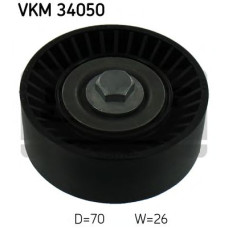 Паразитний / провідний ролик, полікліновий ремінь SKF VKM 34050