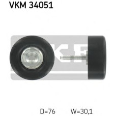 Паразитний / провідний ролик, полікліновий ремінь SKF VKM 34051