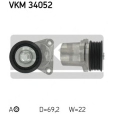 Натяжний ролик, полікліновий ремінь SKF VKM 34052