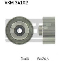 Паразитний / провідний ролик, полікліновий ремінь SKF VKM 34102