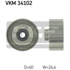 Паразитний / провідний ролик, полікліновий ремінь SKF VKM 34102