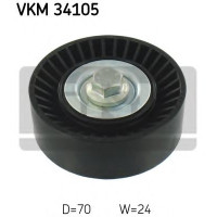 Паразитний / провідний ролик, полікліновий ремінь SKF VKM 34105