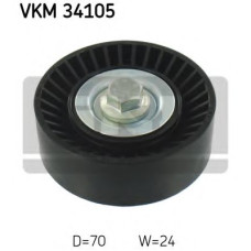 Паразитний / провідний ролик, полікліновий ремінь SKF VKM 34105