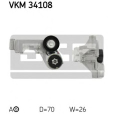 Натяжний ролик, полікліновий ремінь SKF VKM 34108
