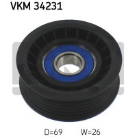 Паразитний / провідний ролик, полікліновий ремінь SKF VKM 34231