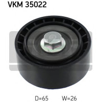 Паразитний / провідний ролик, полікліновий ремінь SKF VKM 35022