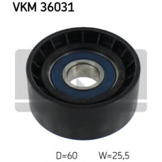 Паразитний / провідний ролик, полікліновий ремінь SKF VKM 36031