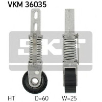 Натяжний ролик, полікліновий ремінь SKF VKM 36035