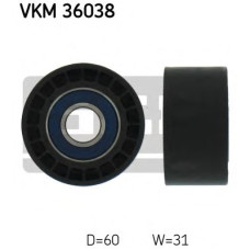 Паразитний / провідний ролик, полікліновий ремінь SKF VKM 36038