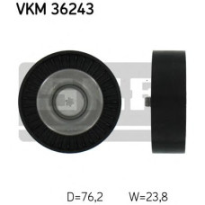 Паразитний / провідний ролик, полікліновий ремінь SKF VKM 36243
