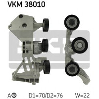 Натяжний ролик, полікліновий ремінь SKF VKM 38010