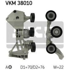 Натяжний ролик, полікліновий ремінь SKF VKM 38010