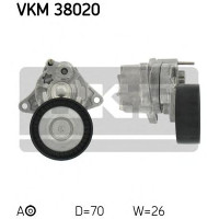 Натяжний ролик, полікліновий ремінь SKF VKM 38020