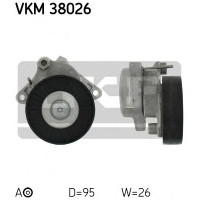 Натяжний ролик, полікліновий ремінь SKF VKM 38026