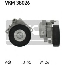 Натяжний ролик, полікліновий ремінь SKF VKM 38026