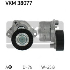 Натяжний ролик, полікліновий ремінь SKF VKM 38077