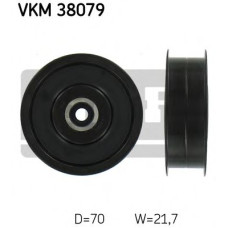 Паразитний / провідний ролик, полікліновий ремінь SKF VKM 38079