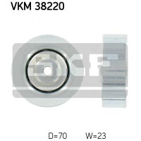 Натяжний ролик, полікліновий ремінь SKF VKM 38220