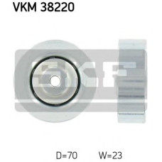 Натяжний ролик, полікліновий ремінь SKF VKM 38220
