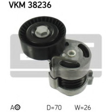 Натяжний ролик, полікліновий ремінь SKF VKM 38236