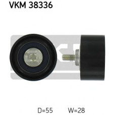 Паразитний / провідний ролик, полікліновий ремінь SKF VKM 38336