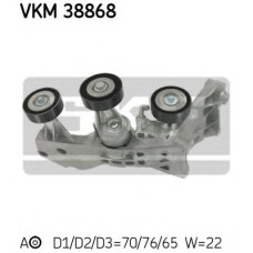 Натяжний ролик, полікліновий ремінь SKF VKM 38868