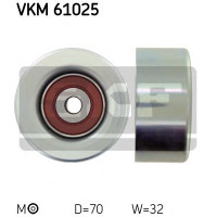 Паразитний / провідний ролик, полікліновий ремінь SKF VKM 61025
