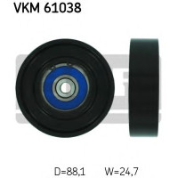 Паразитний / провідний ролик, полікліновий ремінь SKF VKM 61038