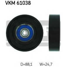 Паразитний / провідний ролик, полікліновий ремінь SKF VKM 61038