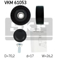 Паразитний / провідний ролик, полікліновий ремінь SKF VKM 61053