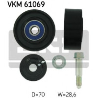Паразитний / провідний ролик, полікліновий ремінь SKF VKM 61069