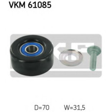 Паразитний / провідний ролик, полікліновий ремінь SKF VKM 61085