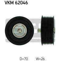 Паразитний / провідний ролик, полікліновий ремінь SKF VKM 62046