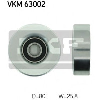 Паразитний / провідний ролик, полікліновий ремінь SKF VKM 63002