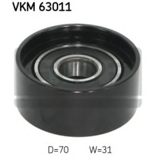 Паразитний / провідний ролик, полікліновий ремінь SKF VKM 63011