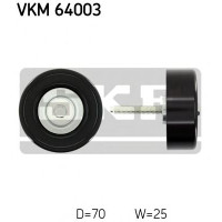 Паразитний / провідний ролик, полікліновий ремінь SKF VKM 64003